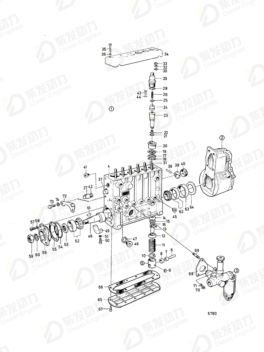 VOLVO Tappet 239982 Drawing